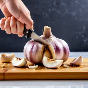 Рецепт Маринованная морковь с медом и анисом - Добавление чеснока