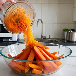 Рецепт Маринованная морковь с медом и имбирем - Маринование моркови