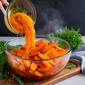 Рецепт Маринованная морковь с медом и кориандром - Соединение ингредиентов
