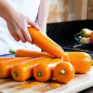 Рецепт Маринованная морковь с медом и мускатным орехом - Подготовка моркови