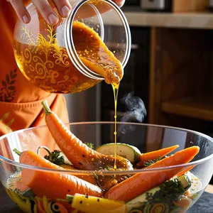 Рецепт Маринованная морковь с медом и перцем - Заливка маринадом и настаивание