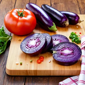 Рецепт Мясная запеканка с баклажанами и эдамером - Подготовка овощей