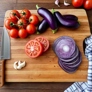 Рецепт Мясная запеканка с баклажанами и фетой - Подготовка овощей и мяса