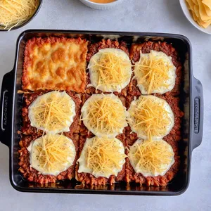 Рецепт Мясная запеканка с баклажанами и гаудой - Сборка запеканки