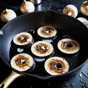 Рецепт Мясная запеканка с баклажанами и маасдамом - Обжарка овощей