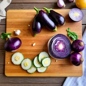Рецепт Мясная запеканка с баклажанами и пармезаном - Подготовка овощей