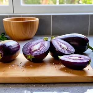 Рецепт Мясная запеканка с баклажанами и сыром дор блю - Подготовка баклажанов
