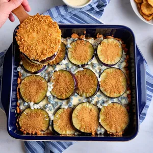 Рецепт Мясная запеканка с баклажанами и сыром дор блю - Сборка запеканки