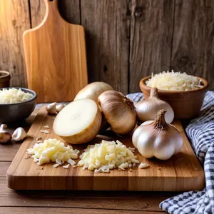 Рецепт Мясная запеканка с шампиньонами и эмменталем - Подготовка ингредиентов
