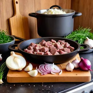 Рецепт Мясной пирог с бараниной и можжевельником - Подготовка начинки