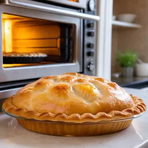 Рецепт Мясной пирог с бараниной и можжевельником - Выпекание