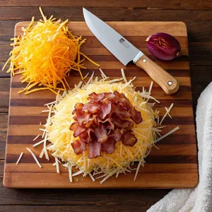 Рецепт Мясной пирог с беконом и чеддером - Подготовка ингредиентов