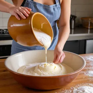 Рецепт Мясной пирог с индейкой и клюквенным соусом - Приготовление теста