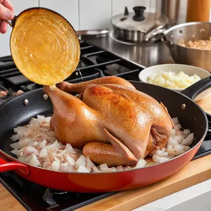 Рецепт Мясной пирог с индейкой и клюквенным соусом - Приготовление начинки