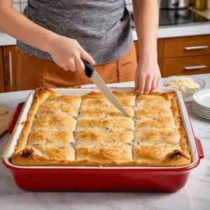 Рецепт Мясной пирог с курицей и грибами в сливочном соусе - Сборка пирога