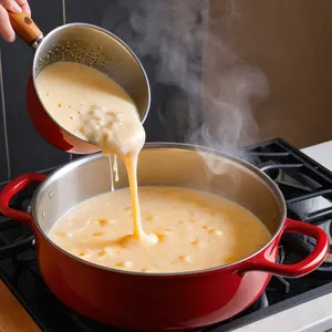 Рецепт Мясной пирог с курицей и сливочным соусом - Приготовление сливочного соуса