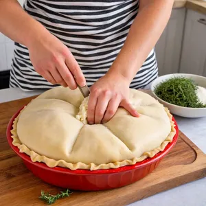 Рецепт Мясной пирог с телятиной и тимьяном - Формирование пирога