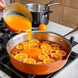Рецепт Мясной пирог с уткой и апельсиновым соусом - Приготовление апельсинового соуса