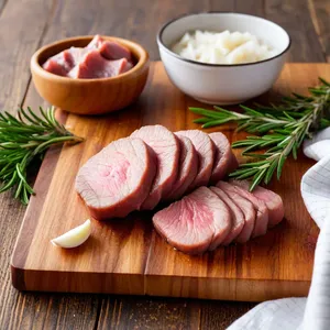 Рецепт Мясные медальоны с хрустящим шпиком и трюфельным маслом - Подготовка ингредиентов