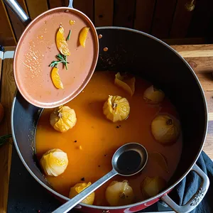 Рецепт Мясные веерки с айвовым чатни и мускатным орехом - Приготовление айвового чатни
