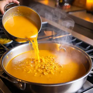 Рецепт Мясные веерки с ананасовым чатни и карри - Приготовление карри-соуса