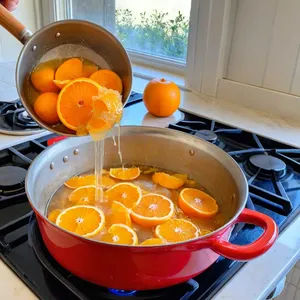Рецепт Мясные веерки с апельсиновым чатни и тимьяном - Приготовление апельсинового чатни