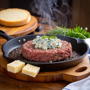 Рецепт Мини-пирожки с говядиной и сыром дор блю - Приготовление начинки