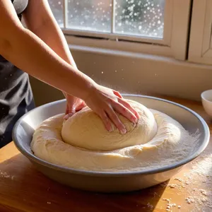 Рецепт Мини-пирожки с курицей и грибами в сливочном соусе - Приготовление теста