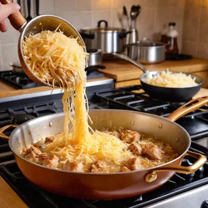 Рецепт Мини-пирожки с курицей и сыром - Приготовление начинки