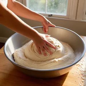 Рецепт Мини-пирожки с сыром и чесноком - Приготовление теста