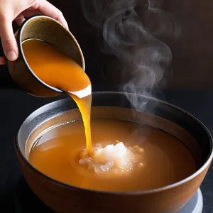 Рецепт Мисо-суп с осьминогом и дайконом - Добавление мисо-пасты