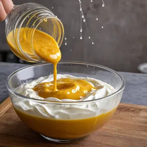 Рецепт Окрошка на тане с бараниной - Приготовление заправки