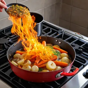 Рецепт Овощной бульон с корнем петрушки и кинзой - Обжарка овощей