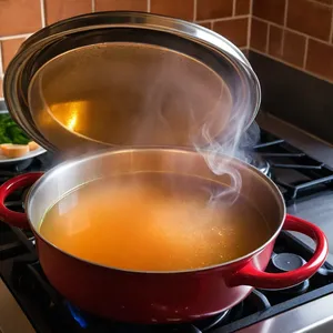 Рецепт Овощной бульон с корнем солодки и чабрецом - Варка бульона