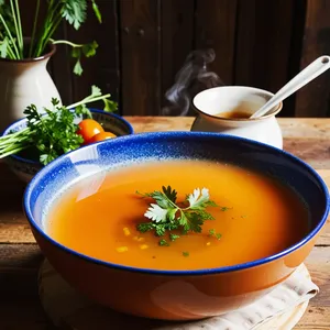 Рецепт Овощной бульон с сельдереем и петрушкой - Подача и хранение