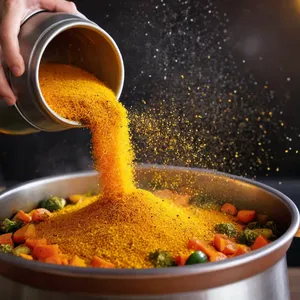 Рецепт Овощной плов с бататом и кинзой - Добавление специй