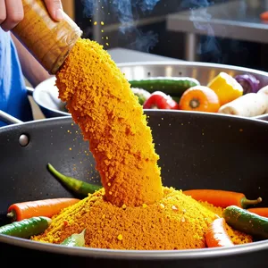 Рецепт Овощной плов с пастернаком и фисташками - Добавление специй