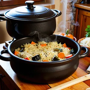 Рецепт Овощной плов с пастернаком и фисташками - Настаивание плова