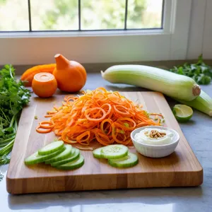 Рецепт Овощной плов с сельдереем и грецкими орехами - Подготовка овощей и орехов