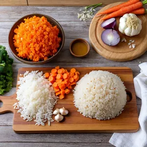 Рецепт Овощной плов с цветной капустой и куркумой - Подготовка овощей