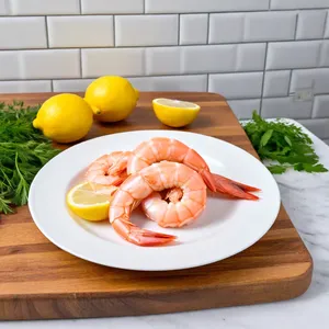 Рецепт Овощные корзинки с креветками и манговым соусом - Подготовка креветок