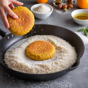 Рецепт Овощные котлеты с бататом и рисовой мукой - Формирование котлет