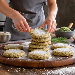 Рецепт Овощные котлеты с капустой и киноа - Формирование котлет