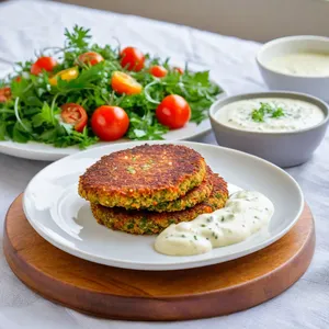 Рецепт Овощные котлеты с капустой и киноа - Подача