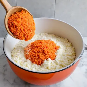 Рецепт Овощные котлеты с морковью и чечевицей - Приготовление основы для котлет
