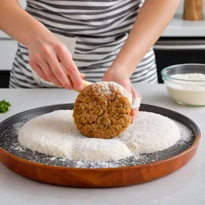 Рецепт Овощные котлеты с морковью и чечевицей - Формирование котлет