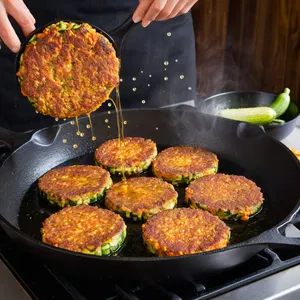 Рецепт Овощные котлеты с морковью и кабачком - Формирование котлет