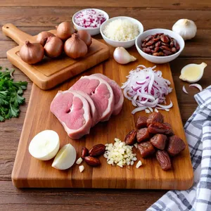 Рецепт Паштет из баранины с финиками и кардамоном - Подготовка ингредиентов