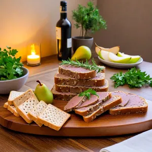 Рецепт Паштет из дичи с грушей и можжевельником - Подача