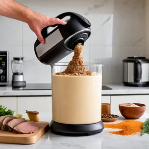 Рецепт Паштет из фазана с виноградом и розмарином - Измельчение смеси